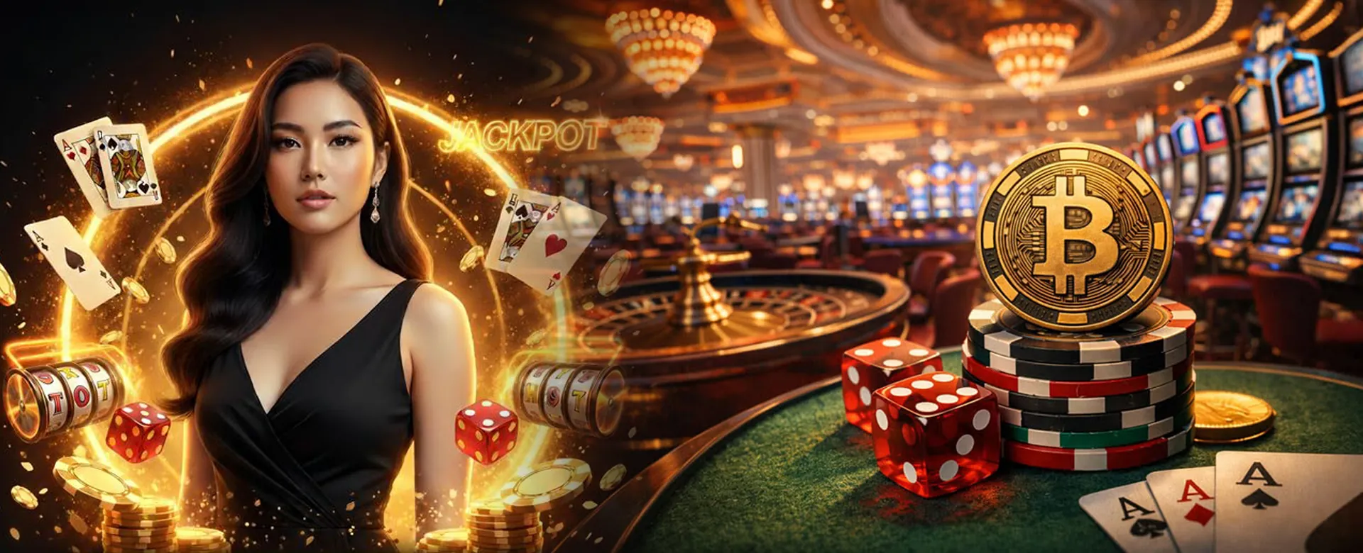 Lush nature scene with PH9 Casino promotions banner