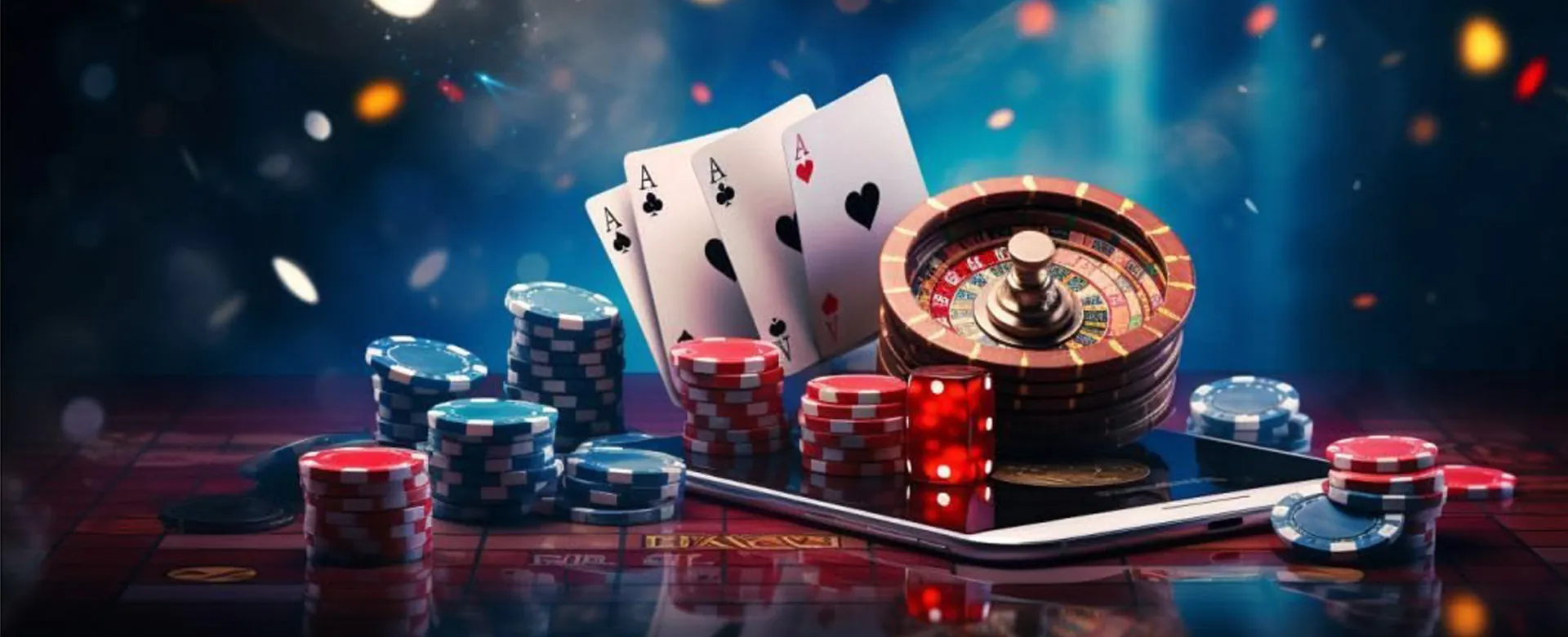 Lush forest symbolizing the natural theme of Nature Casino, with subtle gaming elements.