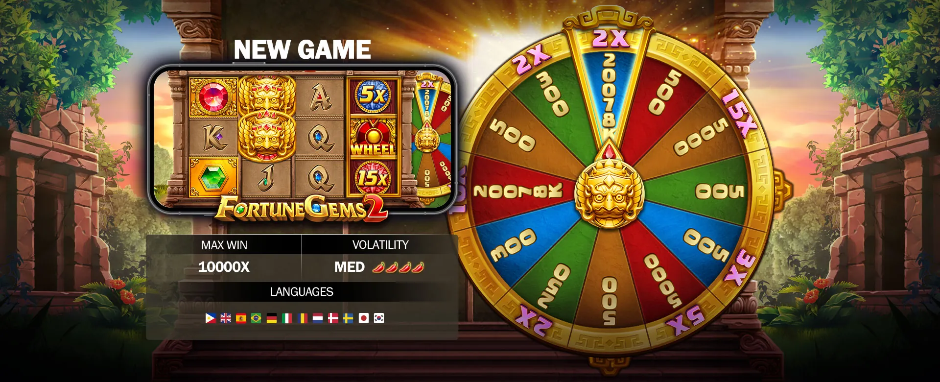 Lush jungle scene representing nature and privacy in online casino gaming