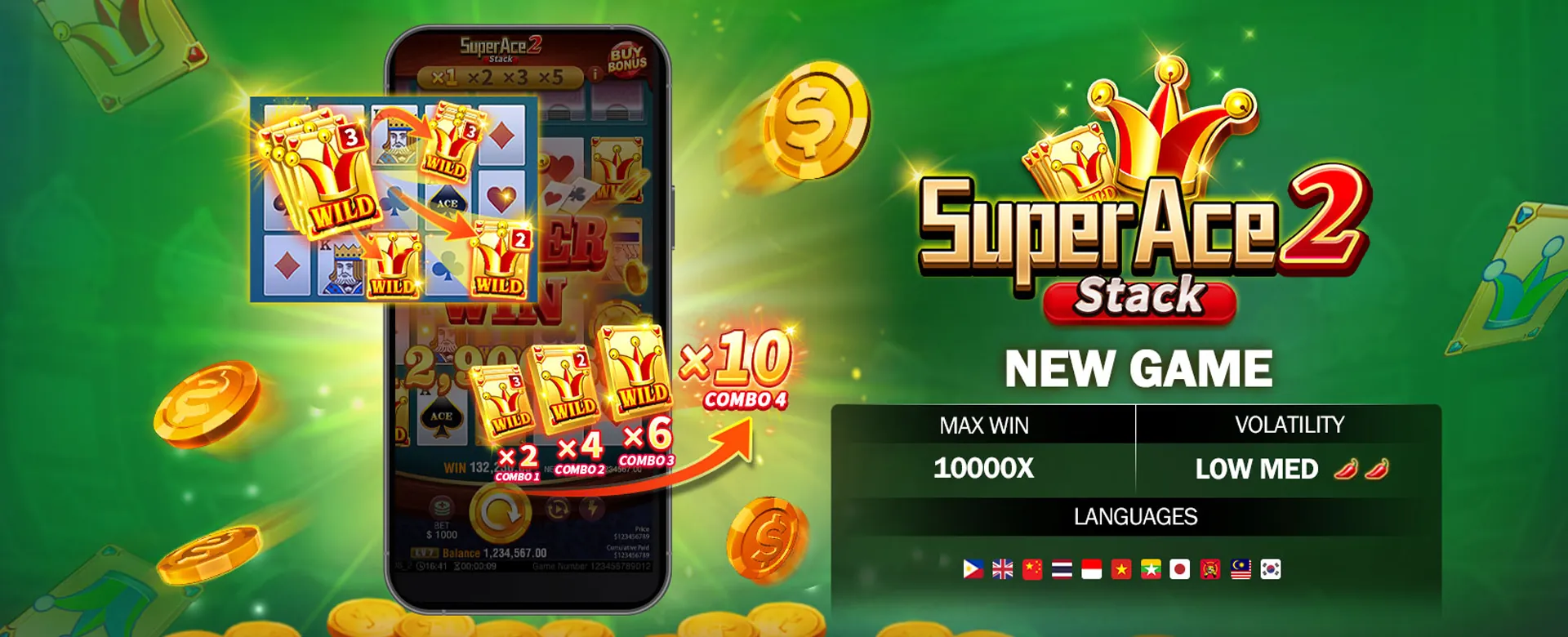 Nature-themed online gaming app download hero image